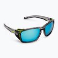 Julbo Shield Polar 4 Hd juoda/geltona fluo/kapsulinė ocean master dviračių akiniai 2