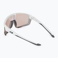 Julbo Fury Reactiv 1-3 High Contrast matinės baltos/permatomos pilkos spalvos dviratininkų akiniai 2