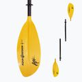 Keturių dalių baidarės irklas AQUADESIGN K1 Attak 4 yellow 4