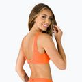 Billabong Summer High Square Bralette maudymosi kostiumėlio viršus orange crush 3