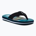 Billabong All Day Theme B teal vaikiškos šlepetės