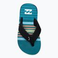 Billabong All Day Theme B teal vaikiškos šlepetės 6