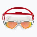 Aquasphere Vista balta/raudona plaukimo kaukė MS5050915LMR 2