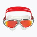 Aquasphere Vista balta/raudona plaukimo kaukė MS5050915LMR 7