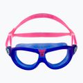 Aquasphere Seal Kid 2 2022 mėlyna/rožinė/skaidri vaikiška plaukimo kaukė 2