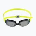 Aquasphere Xceed juodi/geltoni/veidrodiniai sidabriniai plaukimo akiniai 2