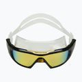 Aquasphere Vista Pro skaidri / auksinė titano plaukimo kaukė 2