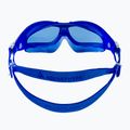Aquasphere Seal Kid 2 vaikiška plaukimo kaukė mėlyna/balta/mėlyna 5