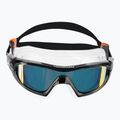 Aquasphere Vista Pro tamsiai pilka/juoda plaukimo kaukė MS5041201LMO 2