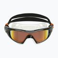 Aquasphere Vista Pro tamsiai pilka/juoda plaukimo kaukė MS5041201LMO 7