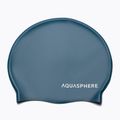 Aquasphere Plain Silicon tamsiai žalia/balta plaukimo kepurė