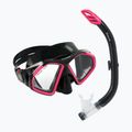 Aqualung Hawkeye Combo juodas/rožinis nardymo rinkinys 10
