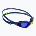 Aquasphere Xceed 2022 tamsiai mėlyni / tamsiai mėlyni / veidrodiniai mėlyni plaukimo akiniai