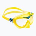 Aqualung vaikiška nardymo kaukė Mix yellow/petrol