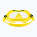 Aqualung vaikiška nardymo kaukė Mix yellow/petrol 5