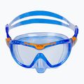 Aqualung Mix Combo vaikiškų šniurkštukų rinkinys mėlyna/oranžinė 3