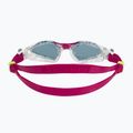 Aquasphere Kayenne Compact skaidrūs / aviečių spalvos vaikiški plaukimo akiniai 5