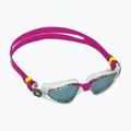 Aquasphere Kayenne Compact skaidrūs / aviečių spalvos vaikiški plaukimo akiniai 6