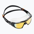 Aquasphere Vista Pro tamsiai pilka/juoda plaukimo kaukė MS5591201LMO