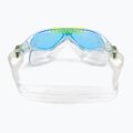 Aquasphere Vista skaidri / ryškiai žalia / mėlyna vaikiška plaukimo kaukė MS5630031LB 8