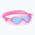 Aquasphere Vista vaikiška plaukimo kaukė rožinė/balta/mėlyna MS5630209LB 6