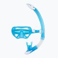 Paviršinio nardymo rinkinys Aqualung Combo Nabul kaukė + vamzdelis blue/white