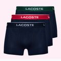 Trumpikės Lacoste 5H3401 3 pary navy blue/green/red/navy