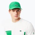 Vyriška teniso kepuraitė su snapeliu Lacoste RK2450 fluorine green/fluorine green 4