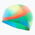 Vaikiška plaukimo kepuraitė TYR Tiedye Silicone Multicolor Jr blue/yellow/green/orange
