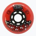 Ratukai riedučiams FR Skates Street Invaders Wheels 80mm/84A X4 red/black