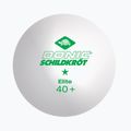 Stalo teniso kamuoliukai Donic-Schildkröt 1-Star Elite Poly 40+ 6vnt. white/orange 2