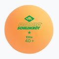 Stalo teniso kamuoliukai Donic-Schildkröt 1-Star Elite Poly 40+ 6vnt. white/orange 3