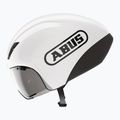 Dviračio šalmas ABUS Gamechanger TT 1.1 shiny white 3