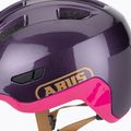 Vaikiškas dviračio šalmas ABUS Smiley 3.0 ACE LED royal purple 7
