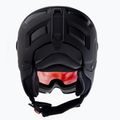 Alpina Attelas Visor QVM juodas matinis/sidabrinis slidinėjimo šalmas 3