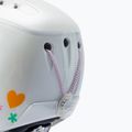 Alpina Carat baltas/deco vaikiškas slidinėjimo šalmas 7