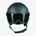 Alpina Arber Visor Q Lite slidinėjimo šalmas benzininis/žalias matinis 4