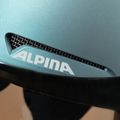 Alpina Arber Visor Q Lite slidinėjimo šalmas benzininis/žalias matinis 8
