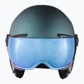 Alpina Arber Visor Q Lite slidinėjimo šalmas benzininis/žalias matinis 11