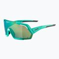 Akiniai nuo saulės Alpina Rocket Q-Lite turquoise matt/green mirror