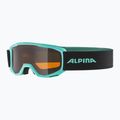 Vaikiški slidinėjimo akiniai Alpina Piney aqua matt/ orange