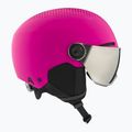 Vaikiškas slidinėjimo šalmas Alpina Zupo Visor Q-Lite pink matt 4