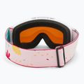 Vaikiški slidinėjimo akiniai Alpina Piney white/ flower matt/ orange 3