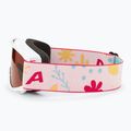 Vaikiški slidinėjimo akiniai Alpina Piney white/ flower matt/ orange 4