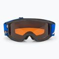 Vaikiški slidinėjimo akiniai Alpina Piney black/ blue matt/ orange 2