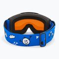 Vaikiški slidinėjimo akiniai Alpina Piney black/ blue matt/ orange 3