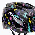 Vaikiškas dviratininko šalmas Alpina Pico black/confetti gloss 8