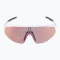 Akiniai nuo saulės Alpina Turbo Pro QV white matt/ rainbow mirror 7
