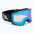 Slidinėjimo akiniai Alpina Venet Q-Lite black/glacier matt/blue