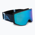 Slidinėjimo akiniai Alpina Venet Q-Lite black/blue matt/blue